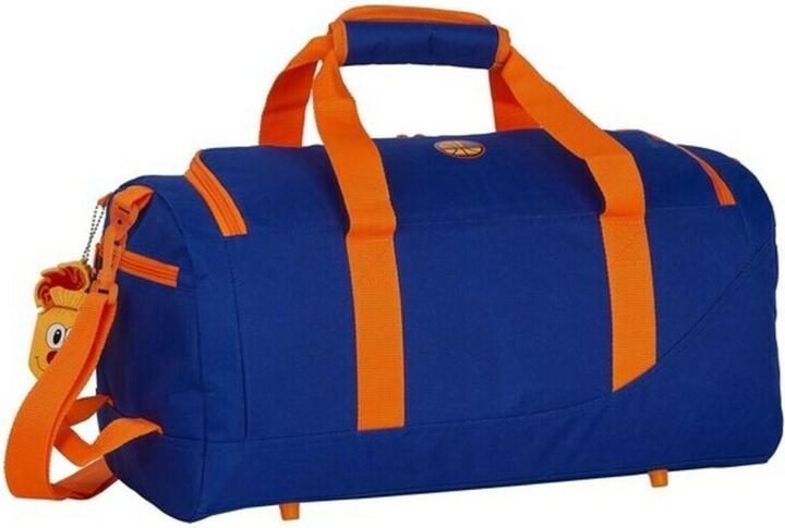 Safta Sporttasche Valencia Basket Blau Orange (50 x 25 x 25 cm)