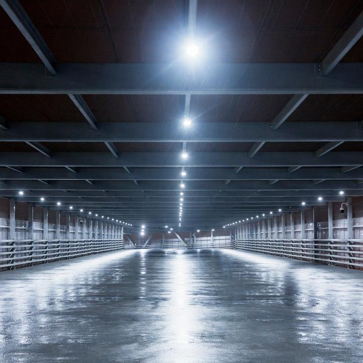 Produktbild Luxula LED-Hallenleuchte LX500135, HighBay, UFO, 100W, 10000lm, CCT, IP65 (10000 lm)