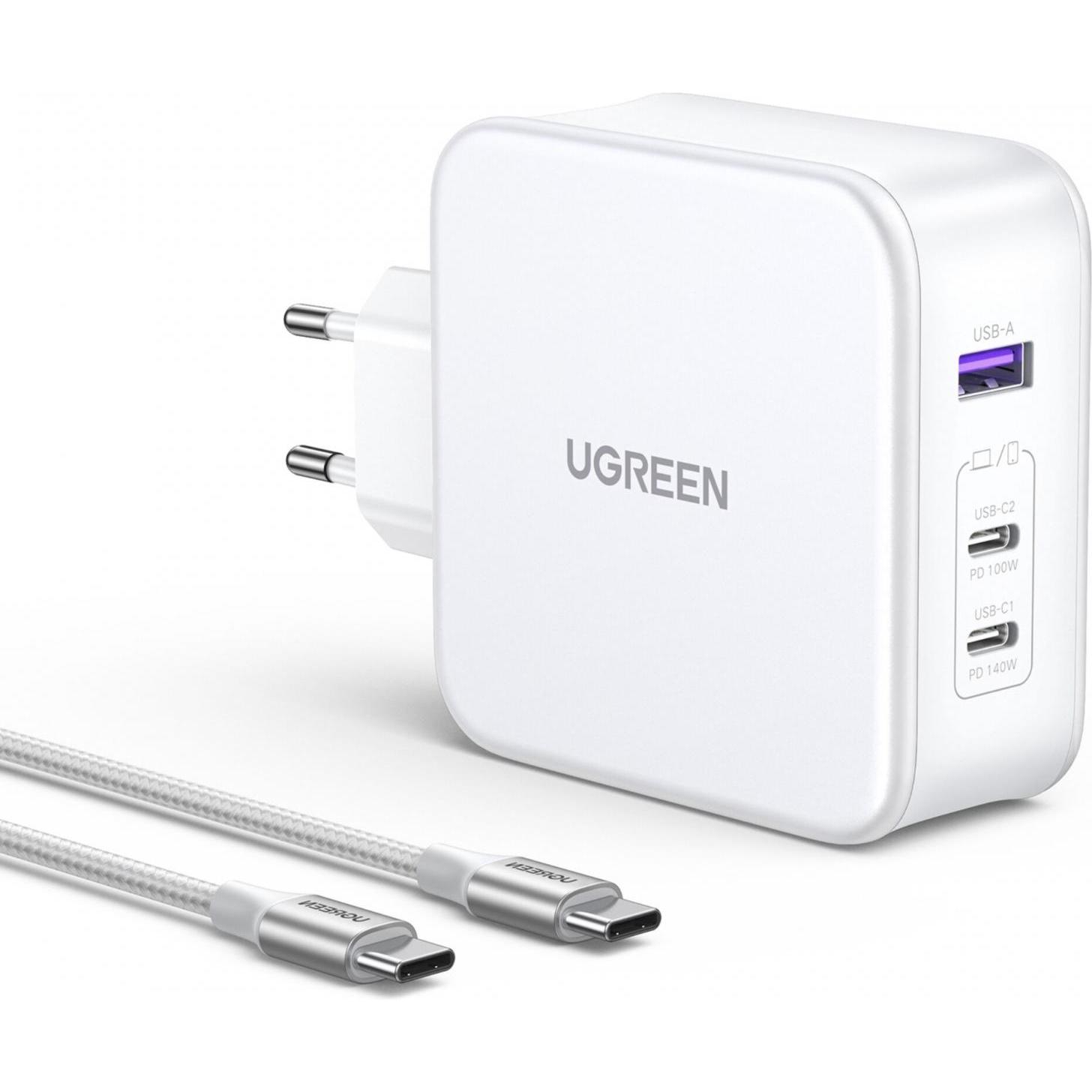 Ugreen Nexode Bundle (140 W), USB Ladegerät, Weiss