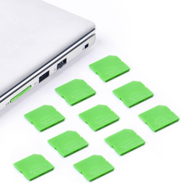 Actual product image Smart Keeper Mini SD Port Blocker green 10 pcs.