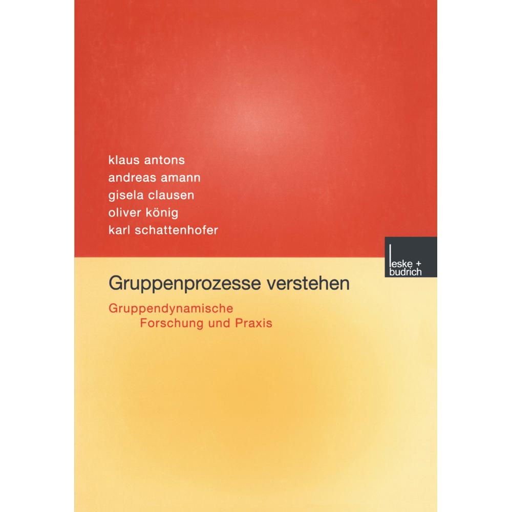 Gruppenprozesse verstehen, Fachbücher