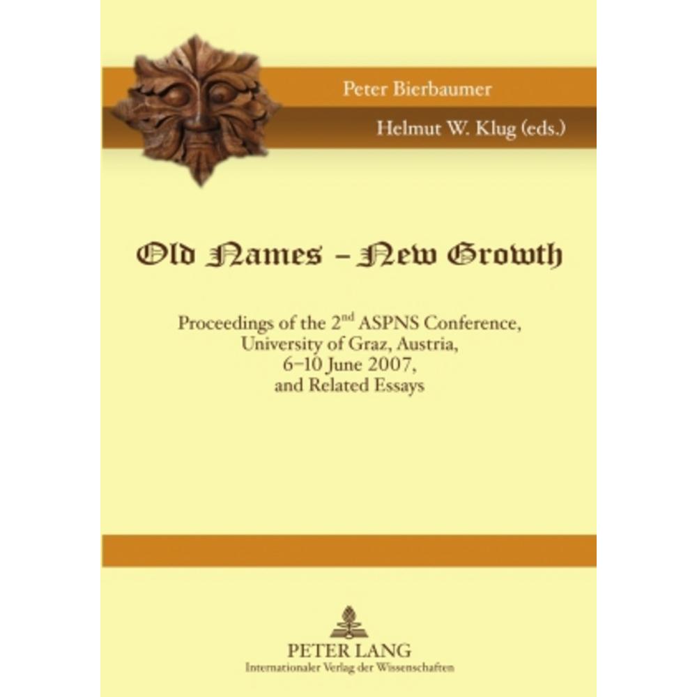Thumbnail - Old Names - New Growth, Fachbücher von Peter Bierbaumer, Helmut W. Klug