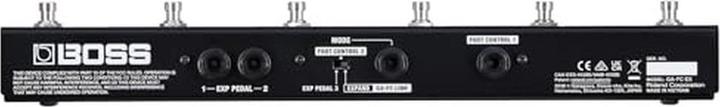 Actual product image BOSS (Electronics) GA-FC EX Foot Controller