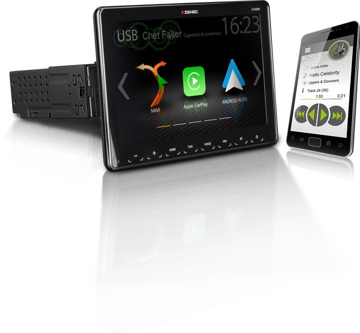 Actual product image Zenec Z-N965 mit 9 Zoll Display DAB, DSP, Android Auto, Apple Carplay (Android car, Apple Carplay)