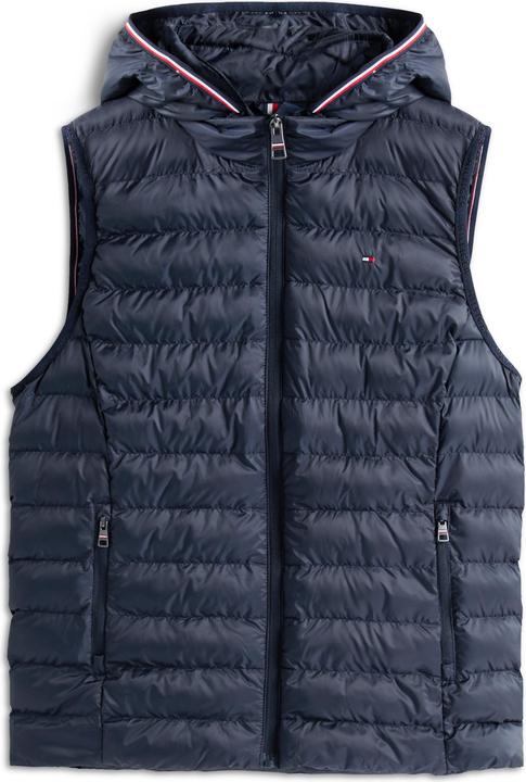 Tommy Hilfiger Mouwloze gewatteerde Global Stripe gewatteerde jas