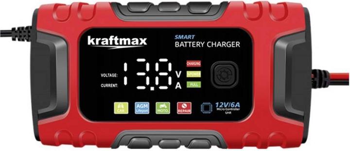 Actual product image Kraftmax Ladegerät 12 V Ladestrom (max.) 6 A (12V, 6 A)