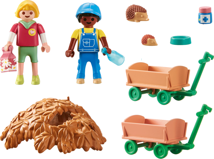 Produktbild Playmobil Pflege der Igelfamilie (71512, Playmobil My Life)
