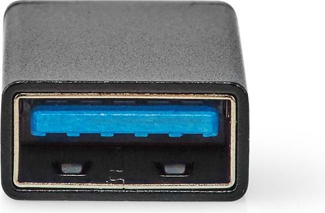 Produktbild Nedis USB-C™ Adapter | USB 3.2 Gen 1 | USB-C™ Stecker | USB-A Buchse | 5 Gbps | OTG | Rund | Vernick (USB Typ-C, 3.20 cm)