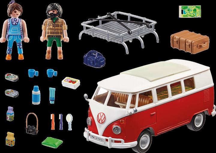 Image du produit Playmobil Volkswagen T1 Camping Bus (70176, Voiture populaire Playmobil)
