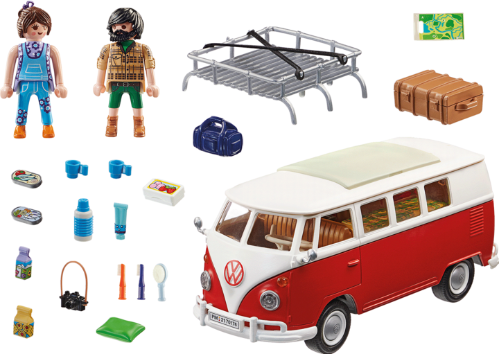Produktbild Playmobil Volkswagen T1 Camping Bus (70176, Playmobil Volkswagen)
