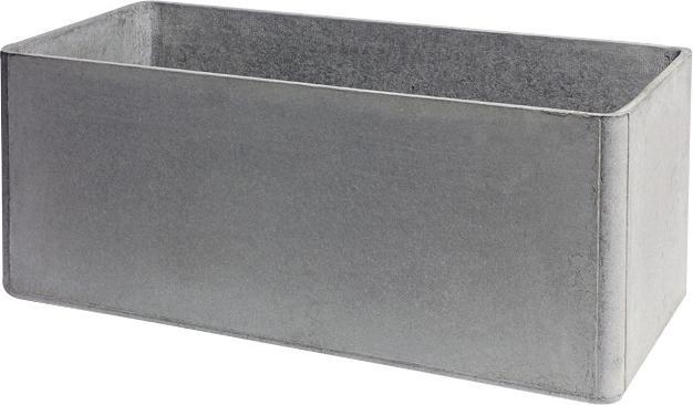 Image du produit Swisspearl Bac à plantes Delta gris 100x45x45 cm (45 cm)