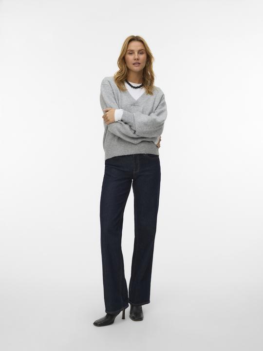 Actual product image Vero Moda Vmboom Ls V-Neck Pullover Noos (M)