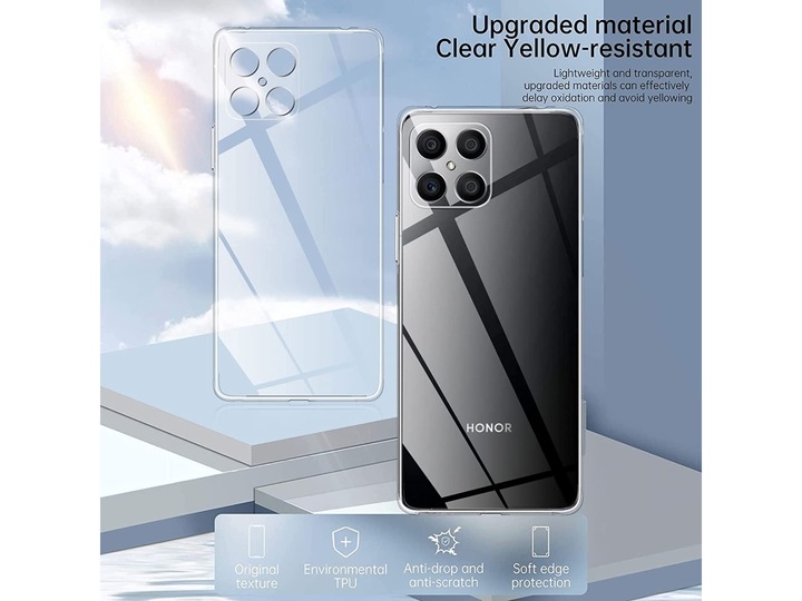 Image du produit Screenguard Honor X8 Etui souple en TPU transparent (Honor X8)