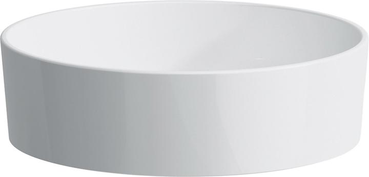 Laufen Washbasin bowl KARTELL 420x420x135mm o ÜL without tap hole white (420 mm, 420 mm)
