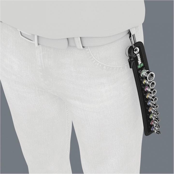 Produktbild Wera Belt A 1 Zyklop Steckschlüsseleinsatz-Satz (6 mm, 5.5 mm, 10 mm, 7 mm, 5 mm, 8 mm, 4.5 mm, 13 mm, 4 mm)