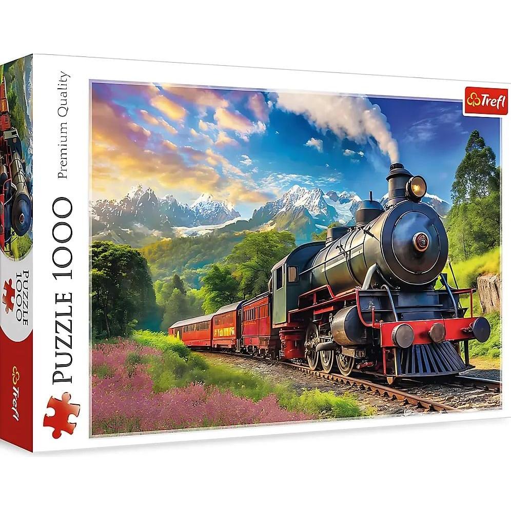 Trefl Multicolore Puzzle 1000 – Dampflok (1000 Pezzi)