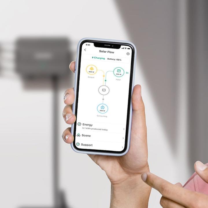 Actual product image Zendure SolarFlow Set 3.84kWh Smart PV Hub with 2x AB2000 expansion battery