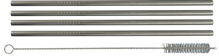 Vinart 4 pailles en inox avec brosse (4 x)