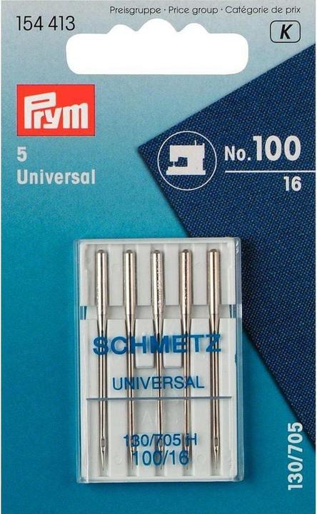Actual product image Prym Sewing machine needle standard no. 100, 5 pieces