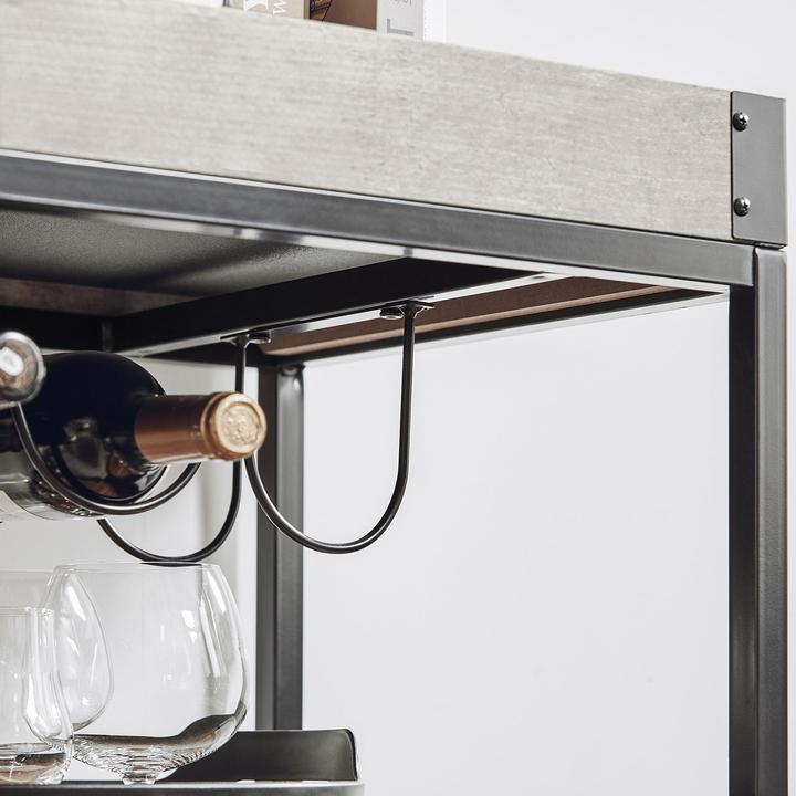 Image du produit SoBuy Chariot de service avec plateau amovible