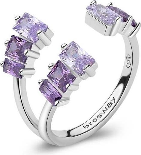 Actual product image Brosway Fancy Magic Purple FMP17 Charming Open Ring - Circuit: M (53-55 mm) (53, 54, 55)