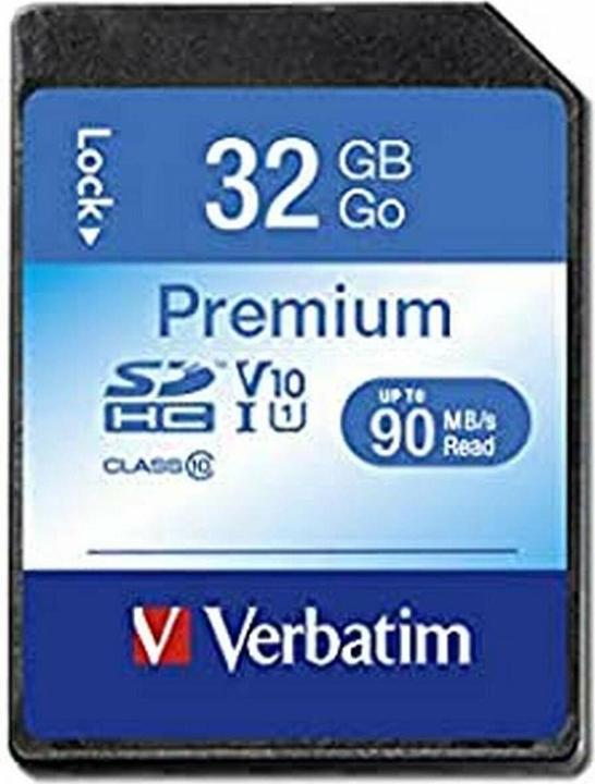 Immagine prodotto Verbatim Scheda SDHC Classe 10 Premium (32 GB, SDHC, U1, UHS-I)