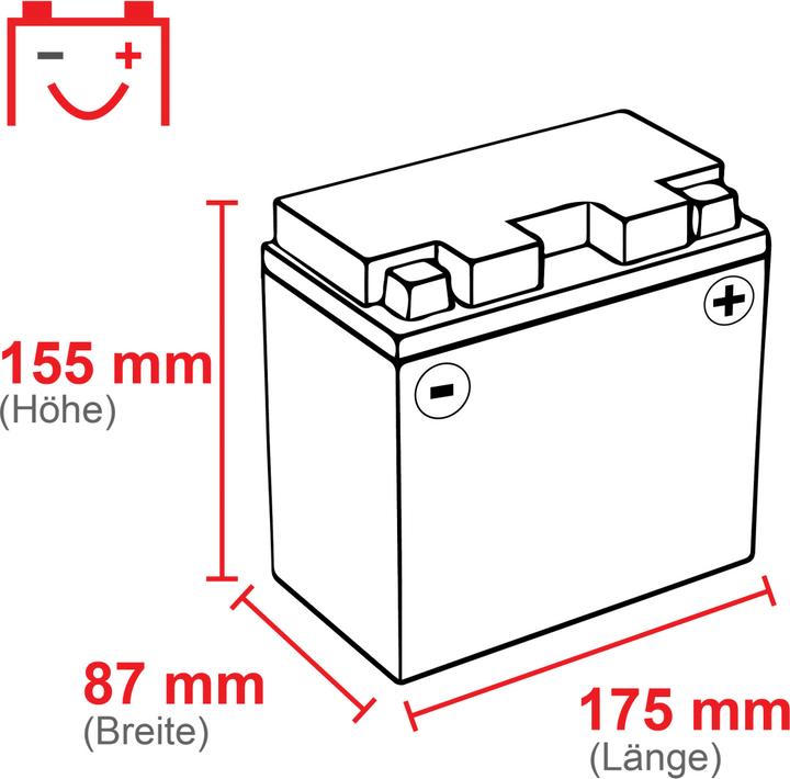Image du produit Yuasa YTX20LBS (12 V, 18.90 Ah, 270 A)