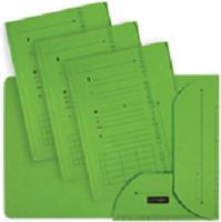 Actual product image Elba ULTIMATE folder with 2 flaps, DIN A4, green made of 240 gsm CANSON cardboard, flaps pre-cut (A4, 25x)