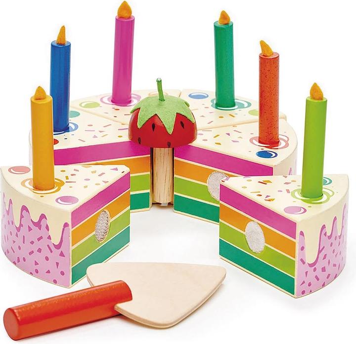 Tender Leaf Toys Birthday cake rainbow