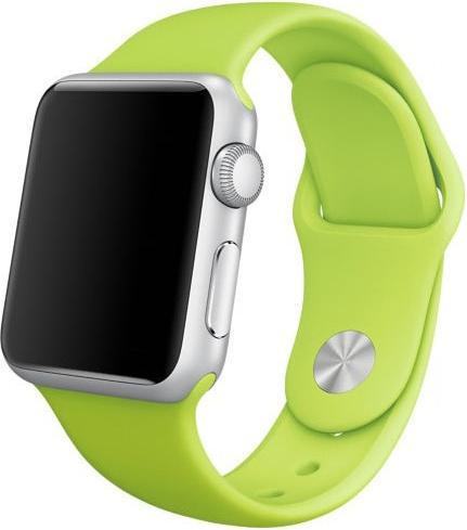 Actual product image Hermex Apple Watch 40mm / 38mm Silicone Strap S/M GREEN (38 mm, 40 mm, Silicone)