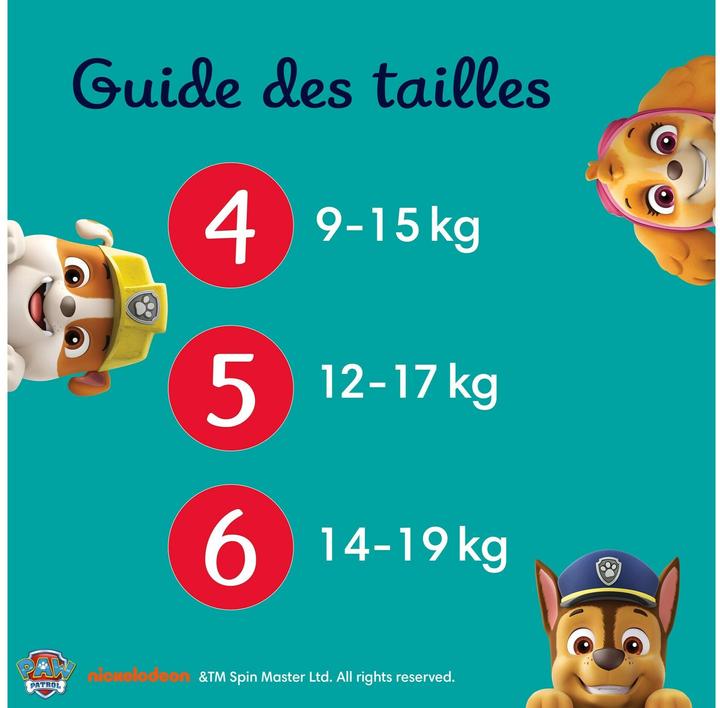 Actual product image Pampers Baby-Dry Pants Paw Patrol (Size 6, Monthly box, 138 pcs.)