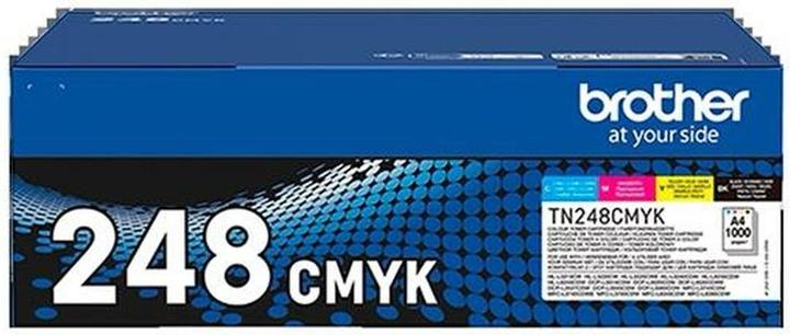 Immagine prodotto Brother Toner TN248 Gelb Blau Schwarz Magenta (2 Stück)
