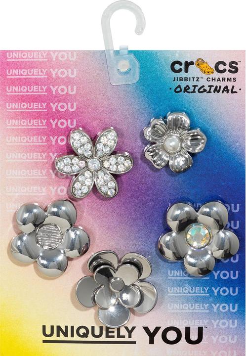 Image du produit Crocs Monochrome Slvr Flwrs/5 Pack (Taille unique)