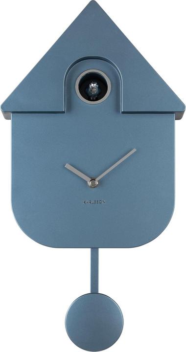 Productafbeelding Karlsson Wandklok Modern Koekoek Metallic Donkerblauw