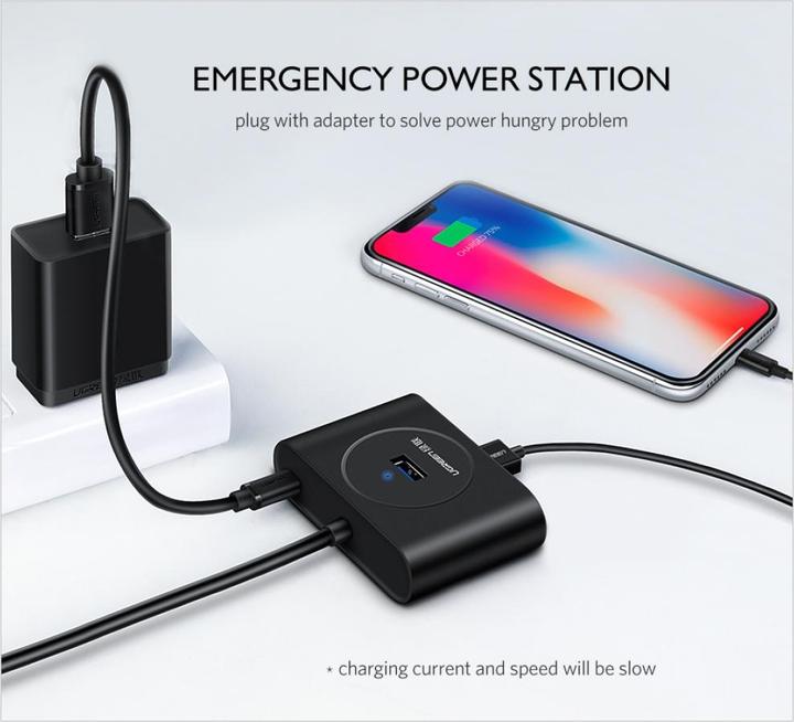 Immagine prodotto Ugreen Hub USB a 4 porte con 4 porte USB 3.0 (USB-A, 4 porte)