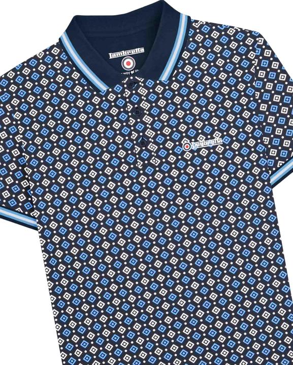 Immagine prodotto Lambretta SS25 Maglietta Polo Grande e Alto Geometrica Uomo (4XL)