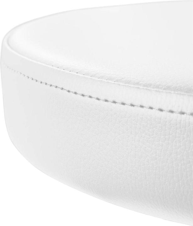 Produktbild Physa Rollhocker Mit Lehne Drehhocker Arbeitshocker Praxishocker Gasfeder Weiss 150 Kg (44.50 - 58 cm)