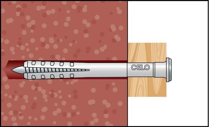 Produktbild Celo Nageldübel NP 5- 25 Flachbund (200 Stk.)