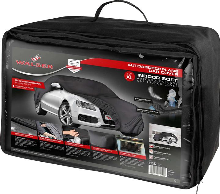Produktbild Walser Autoplane Indoor Soft, PKW-Abdeckplane Gröe XL schwarz