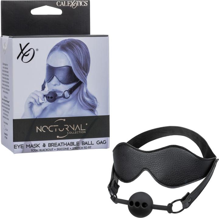 CalExotics Eye Mask & Breathable Ball Gag