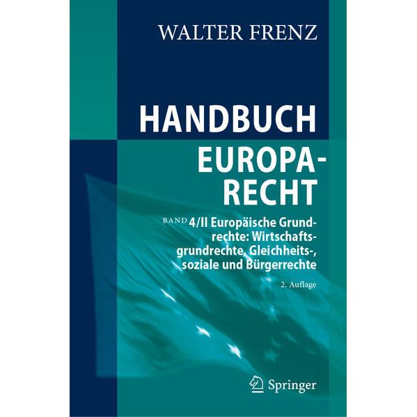 Handbuch Europarecht, Fachbücher von Walter Frenz