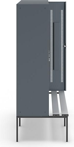 Actual product image Wolf Clothes locker with bench underneath (160 cm, 214 cm)