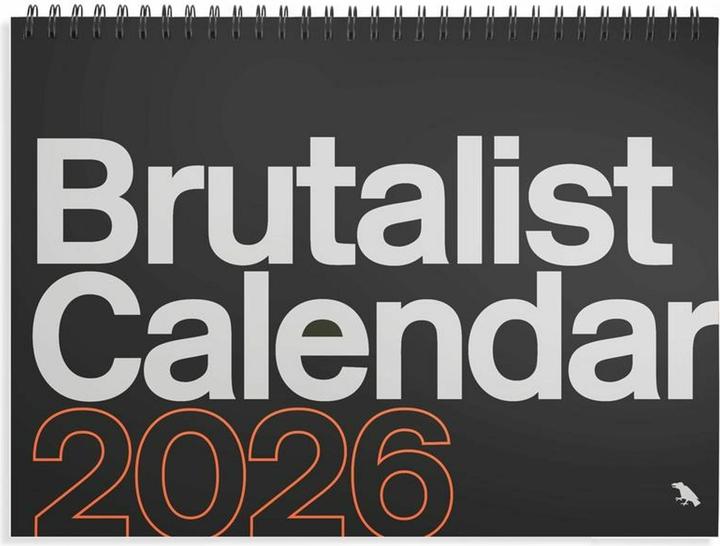 Produktbild Brutalist Calendar 2026