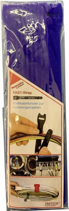 Image du produit Fastech 10 STK ETK-1-2 STRAP 13 x 200 MM (Serre-câbles velcro, 200 mm, 10 pcs)