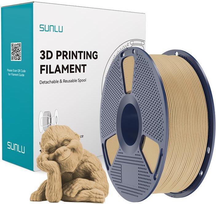 Actual product image Sunlu Filament Wood (Klon) (PLA, 1.75 mm, 1000 g)