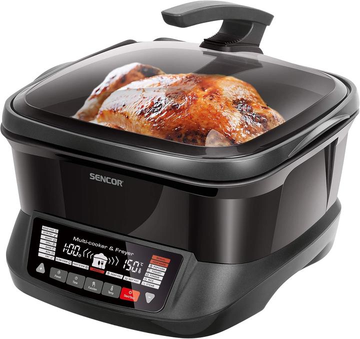 Produktbild Sencor Multifunktions-Topffritteuse 4,8 l, 1800 W SFR9300BK