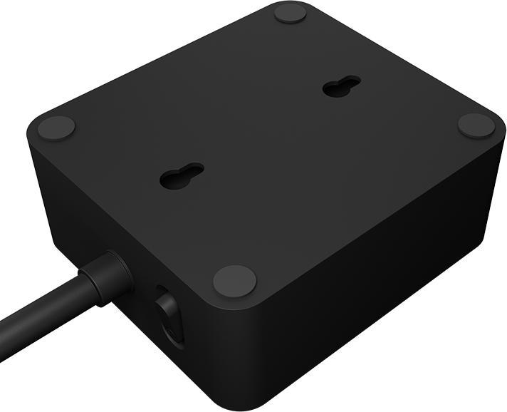 Actual product image Icy Box Tischhalterung (2x, CEE 7/3, 1.90 m)