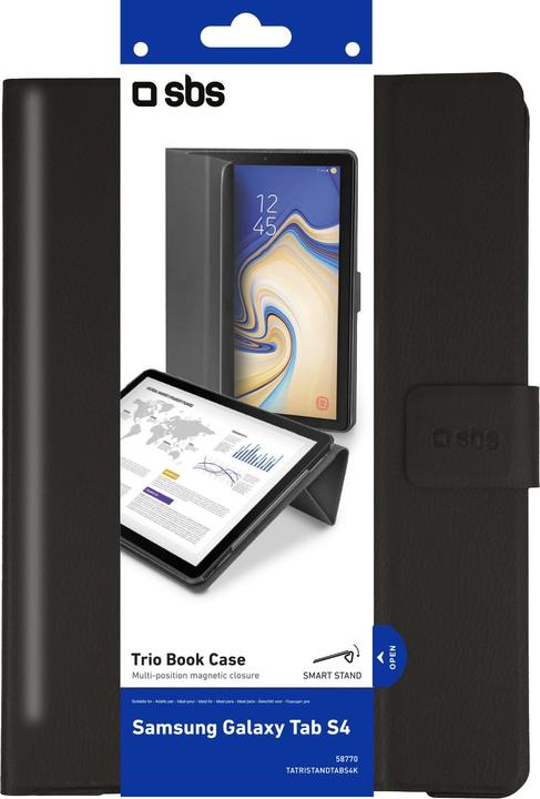Produktbild SBS Schutzhülle in Buchform für das Samsung Galaxy TAB S4 (Galaxy Tab S4)