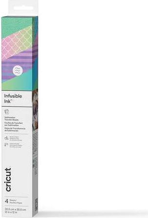 Image du produit Cricut Film à repasser Infusible Ink Mermaid Rainbow 4 pièces