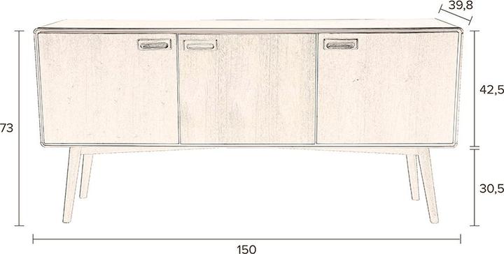 Produktbild Dutchbone Juju (150 x 40 x 73 cm)